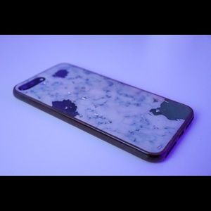 Clear with Marble iPhone Case for iPhone 7 Plus